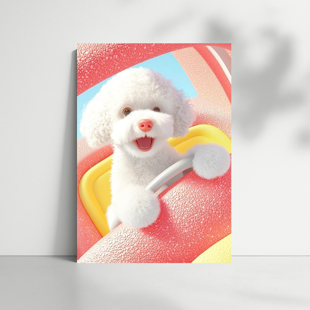 The Driver of Happiness: A Poodle on Wheels