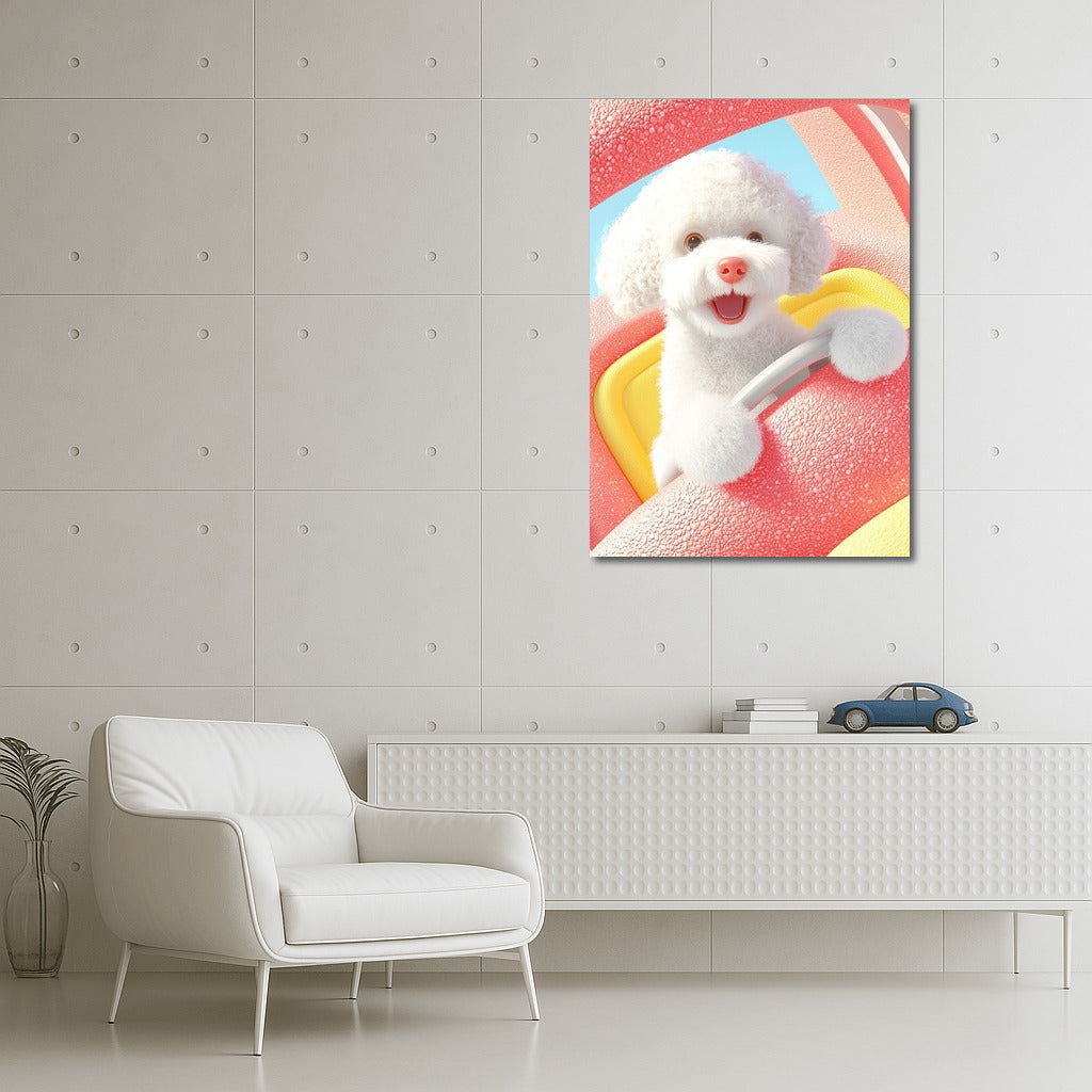 The Driver of Happiness: A Poodle on Wheels