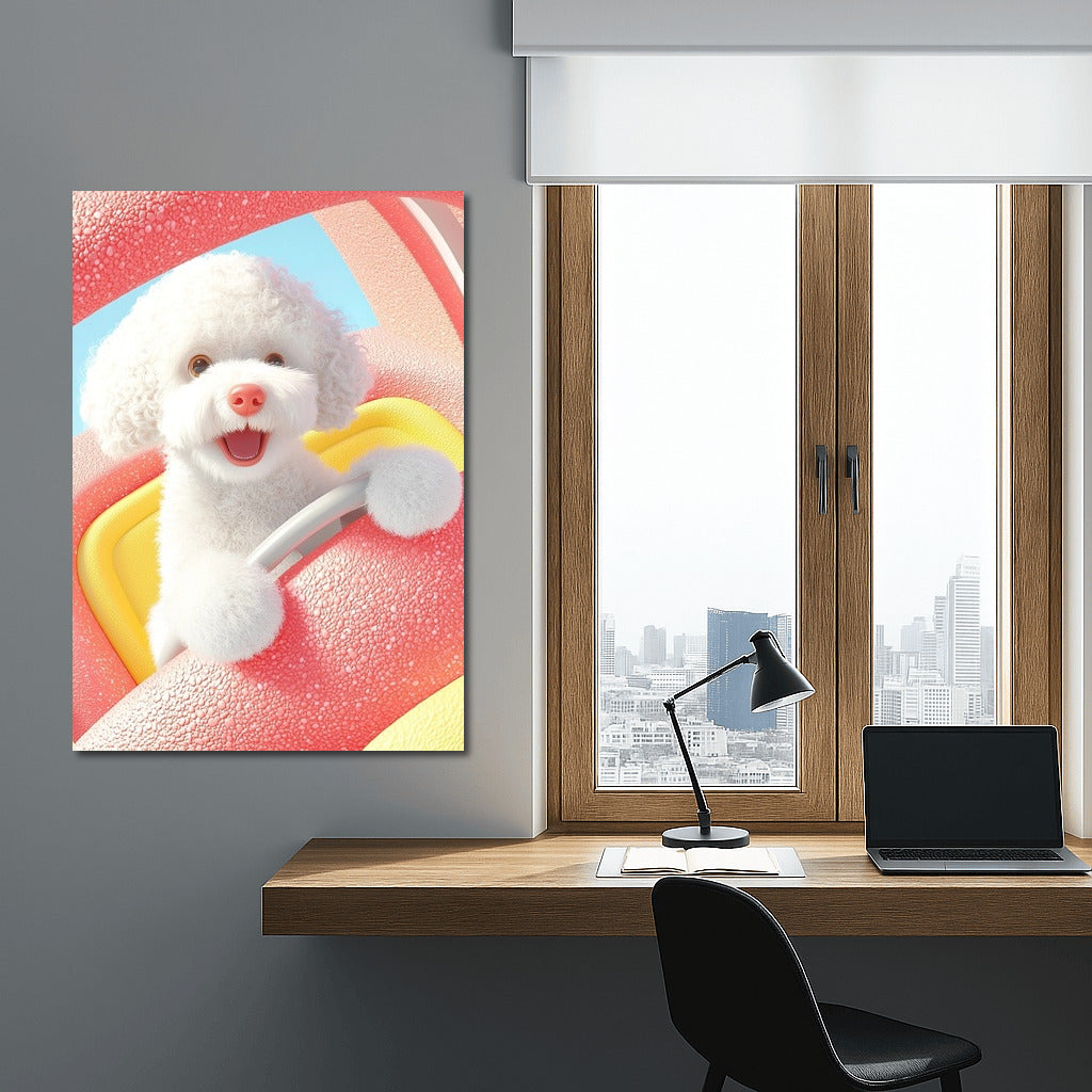 The Driver of Happiness: A Poodle on Wheels