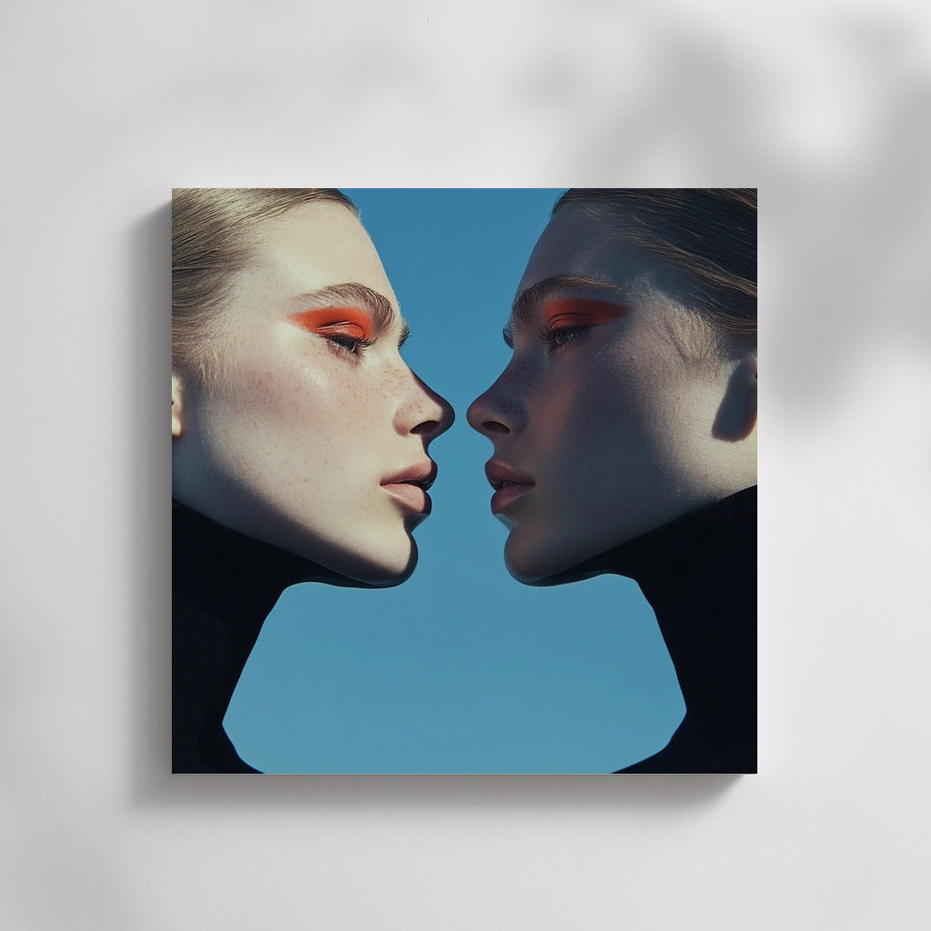 Double Reflection: The Fusion of Nature and Creativity