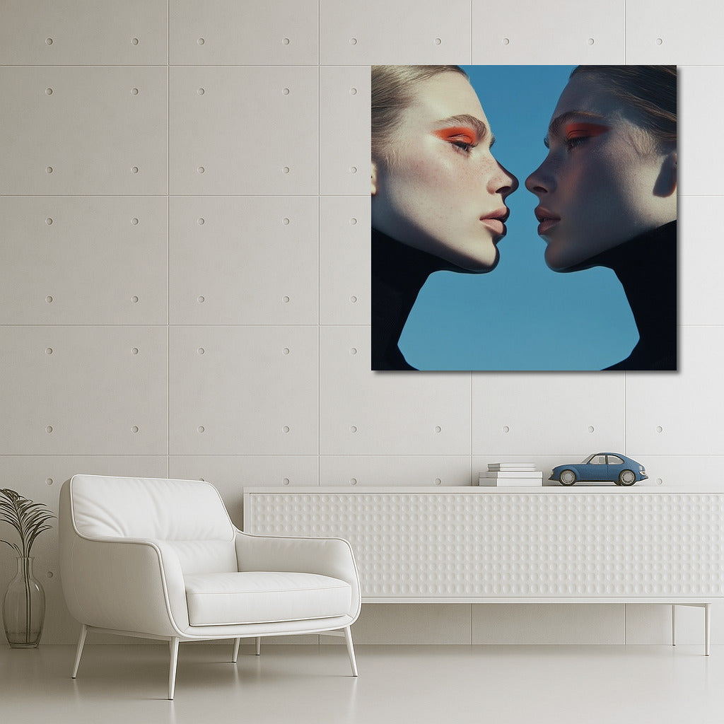 Double Reflection: The Fusion of Nature and Creativity