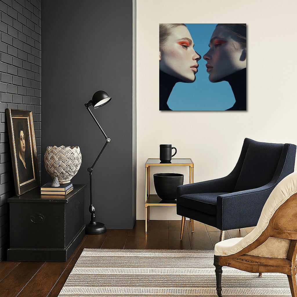 Double Reflection: The Fusion of Nature and Creativity
