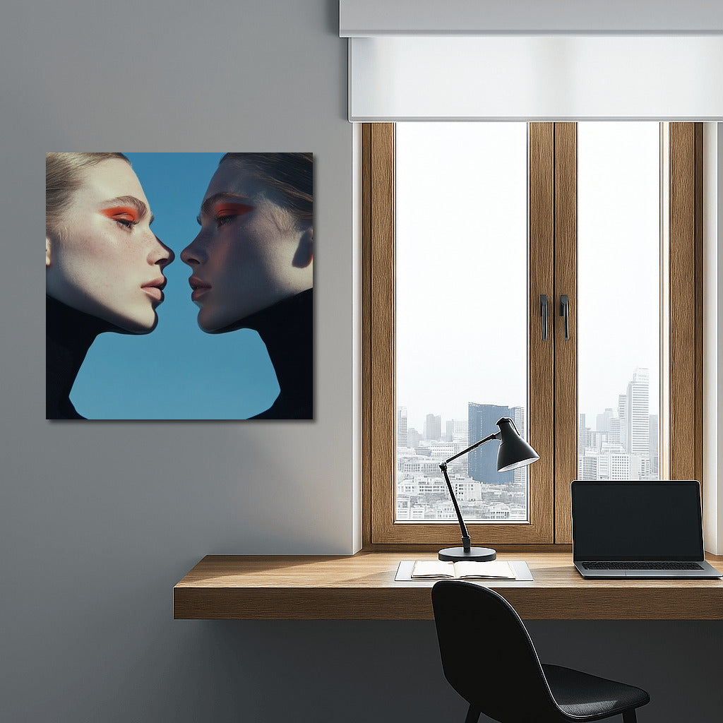 Double Reflection: The Fusion of Nature and Creativity