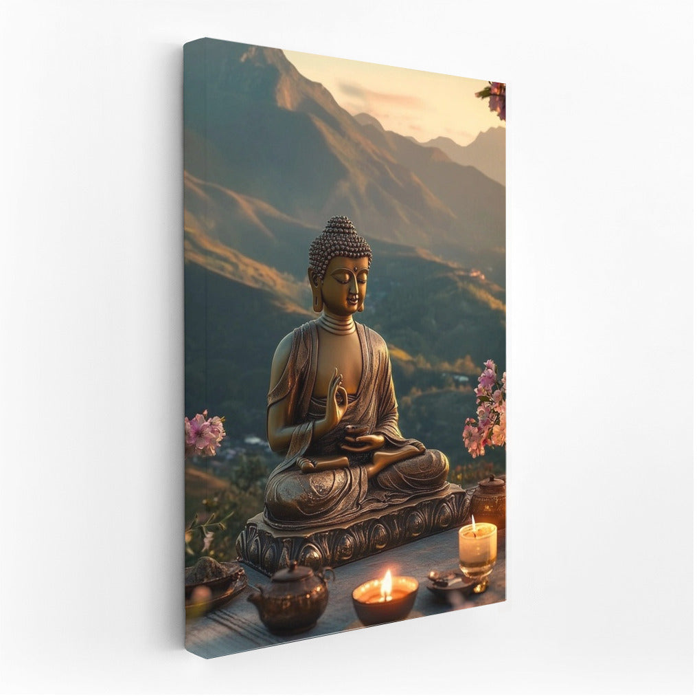 Buddha in the Embrace of Mountain Tranquility