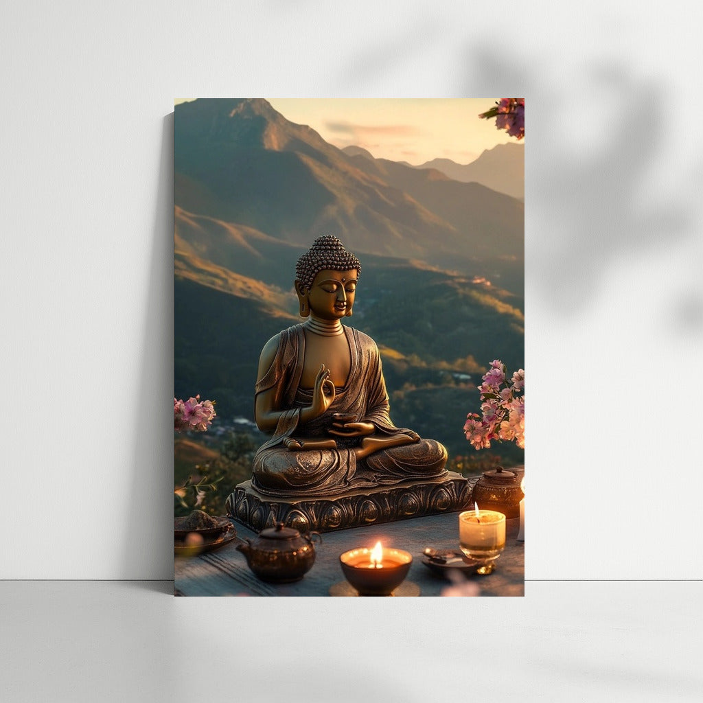 Buddha in the Embrace of Mountain Tranquility