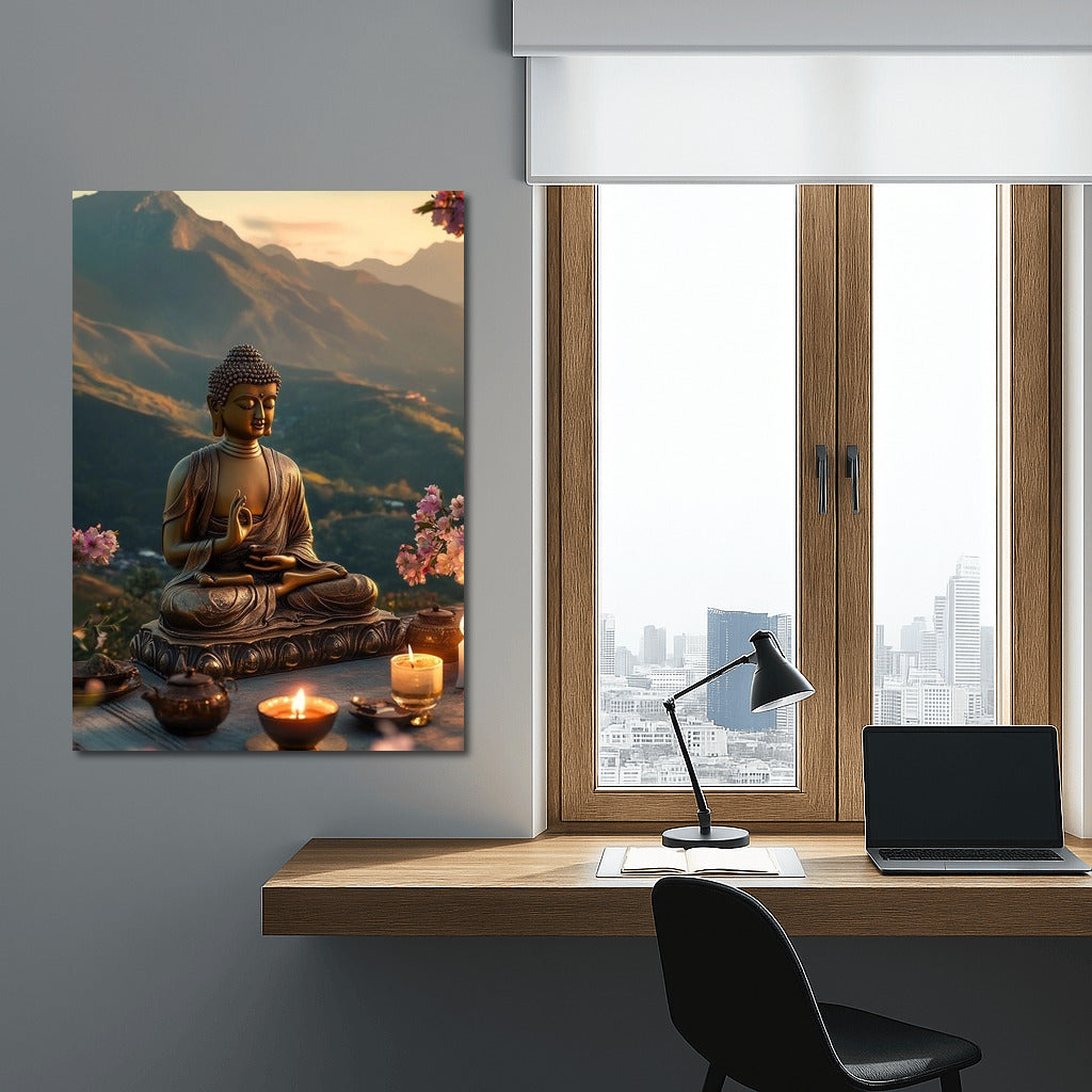 Buddha in the Embrace of Mountain Tranquility
