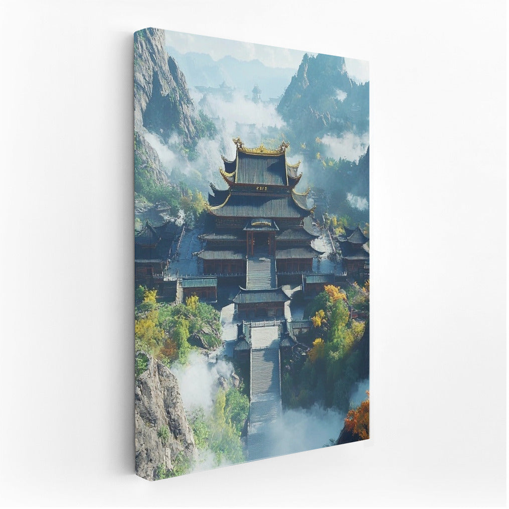 The Temple of Eternity in the Embrace of the Mountains