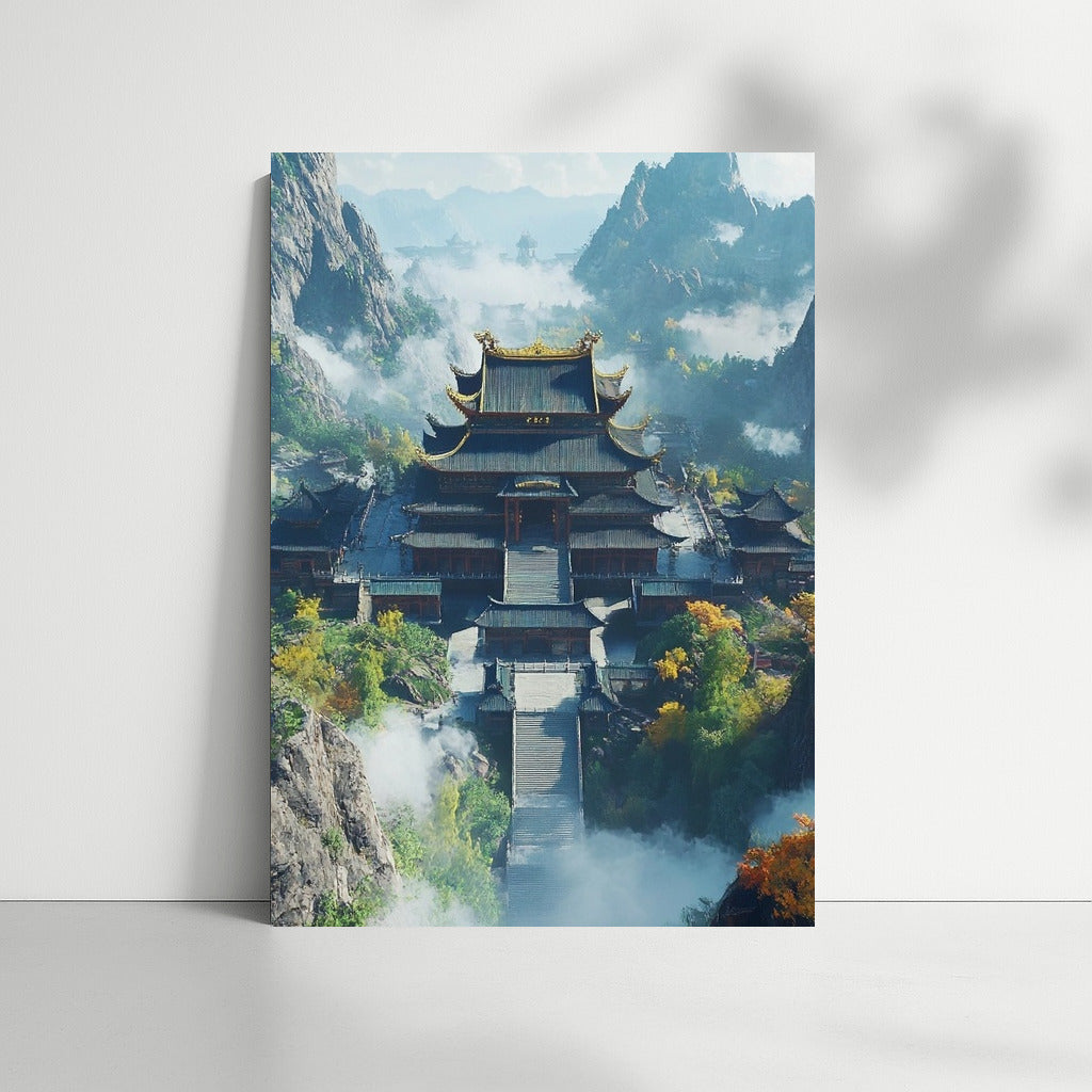 The Temple of Eternity in the Embrace of the Mountains
