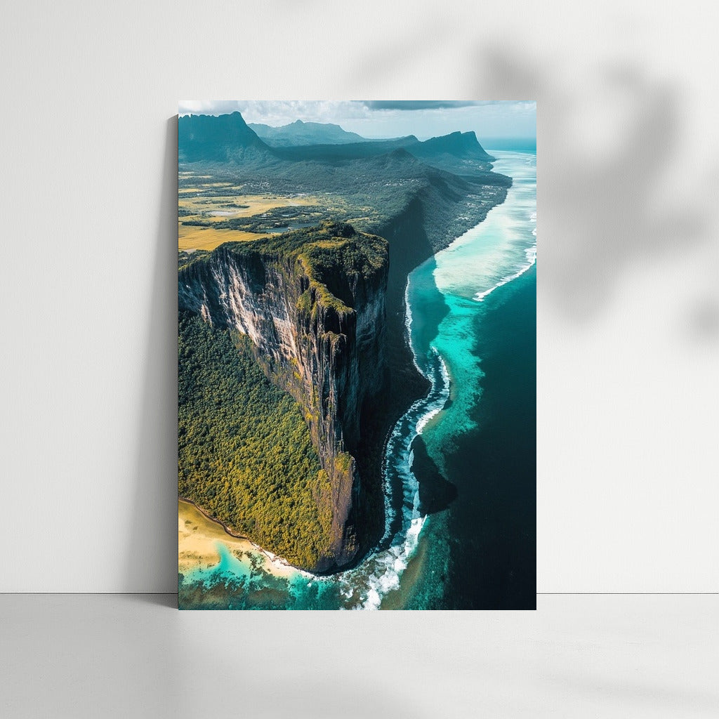 Turquoise Symphony of the Cliffs