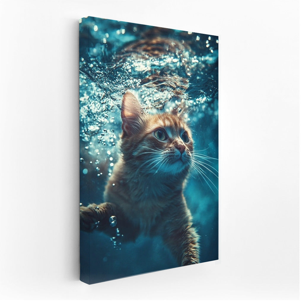 The Cat in the Azure Deep