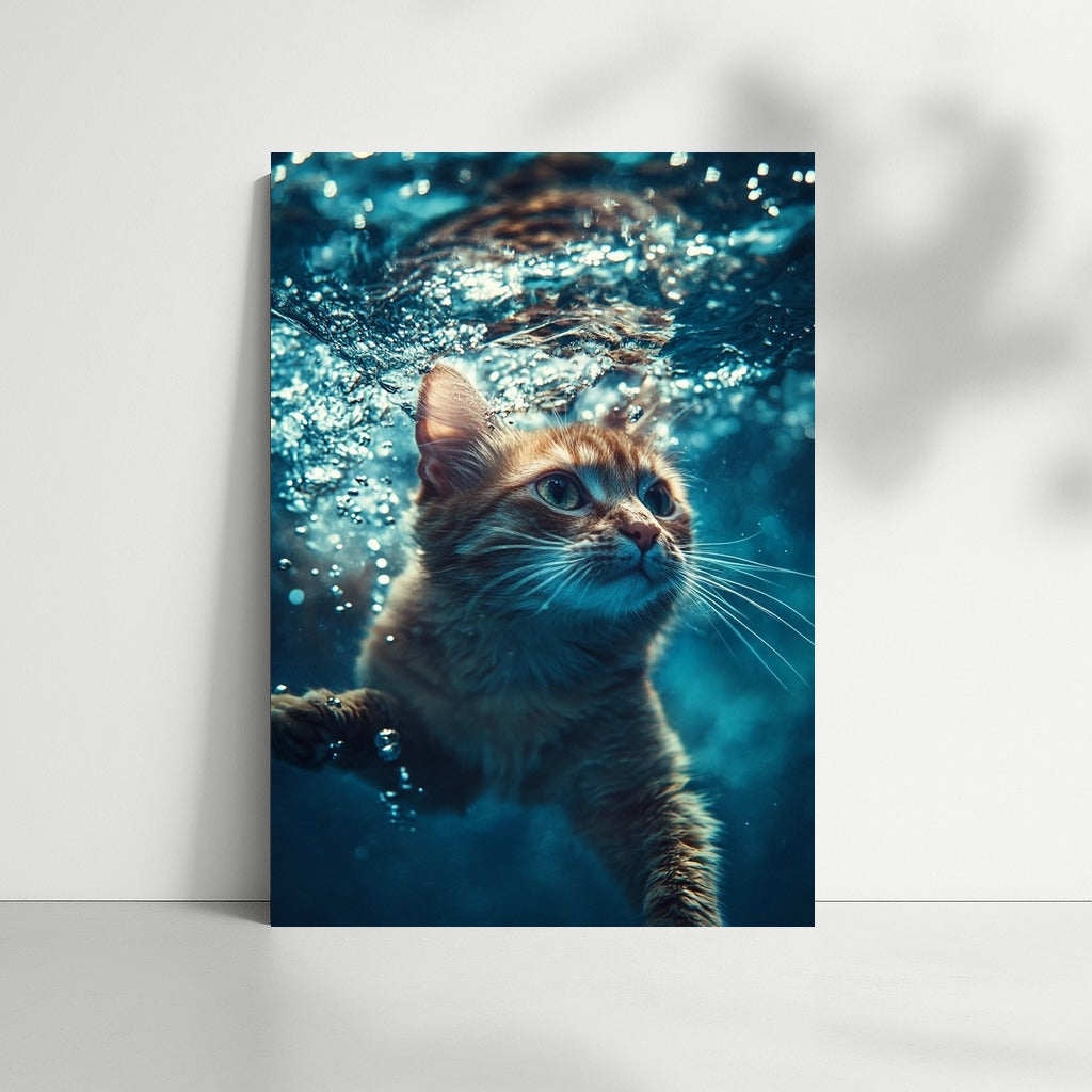 The Cat in the Azure Deep