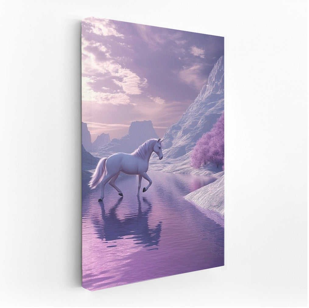 Unicorn in Lavender Dreams
