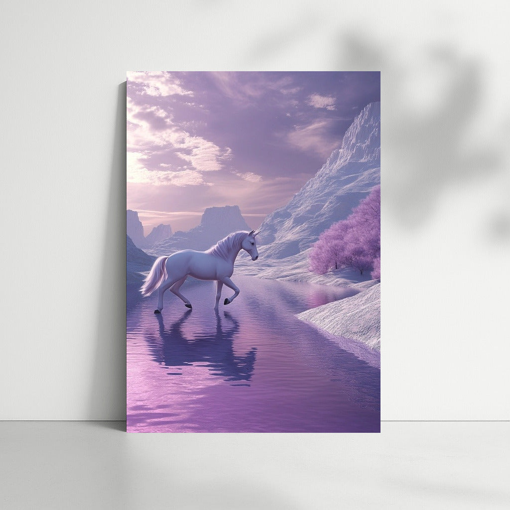 Unicorn in Lavender Dreams