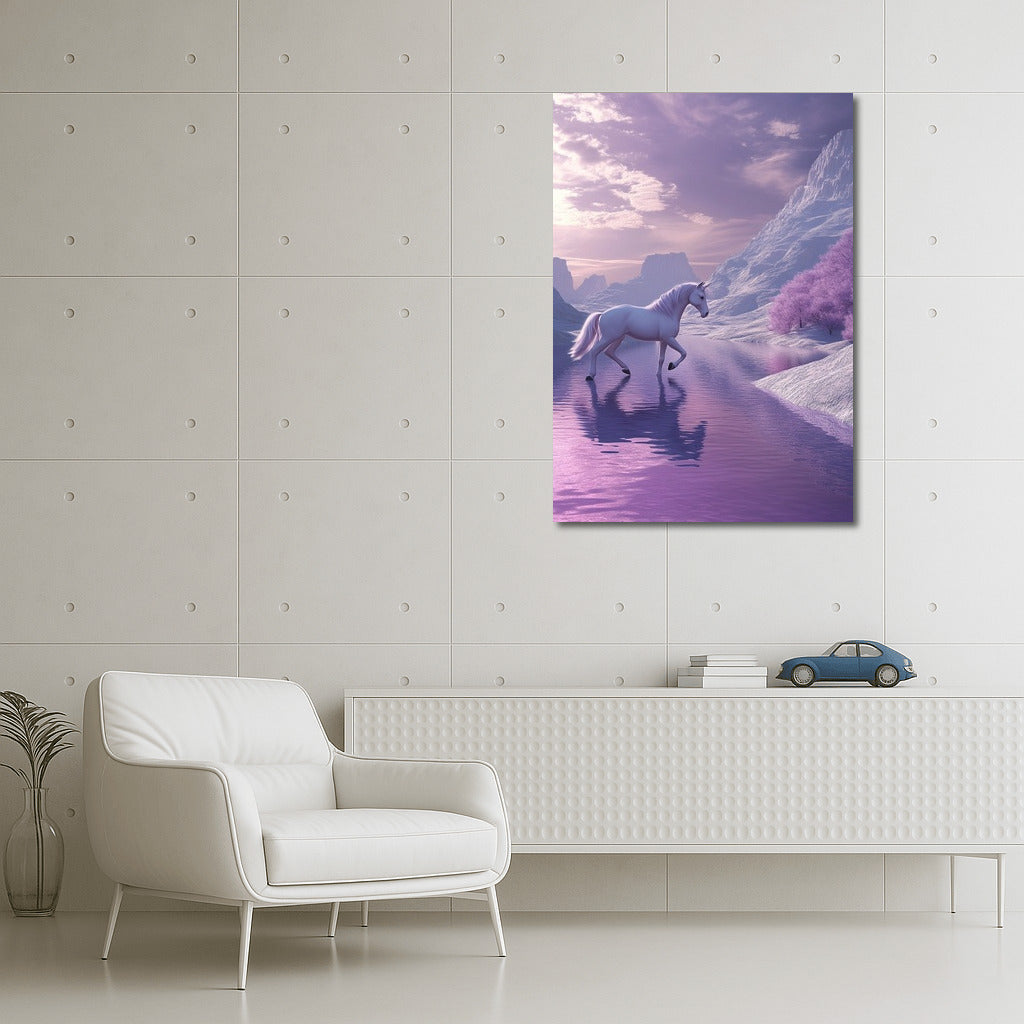 Unicorn in Lavender Dreams