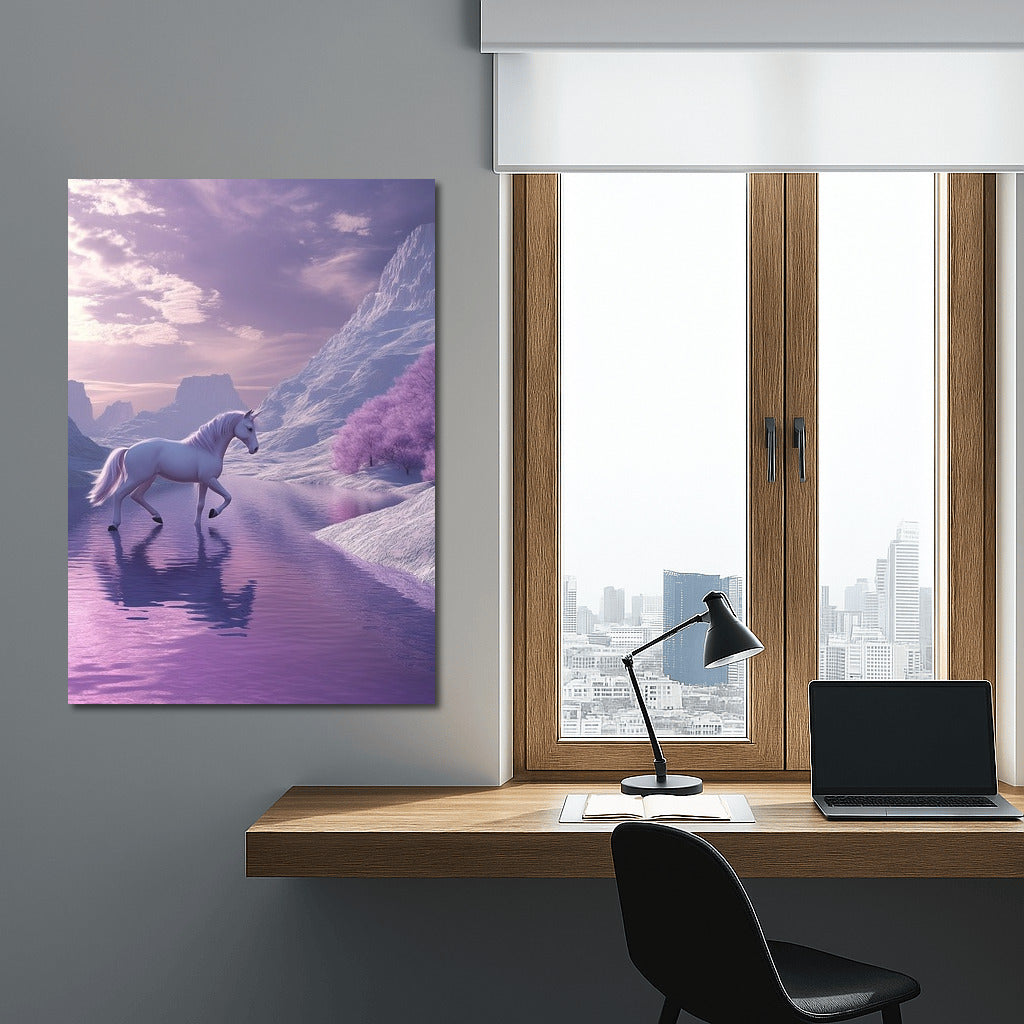 Unicorn in Lavender Dreams