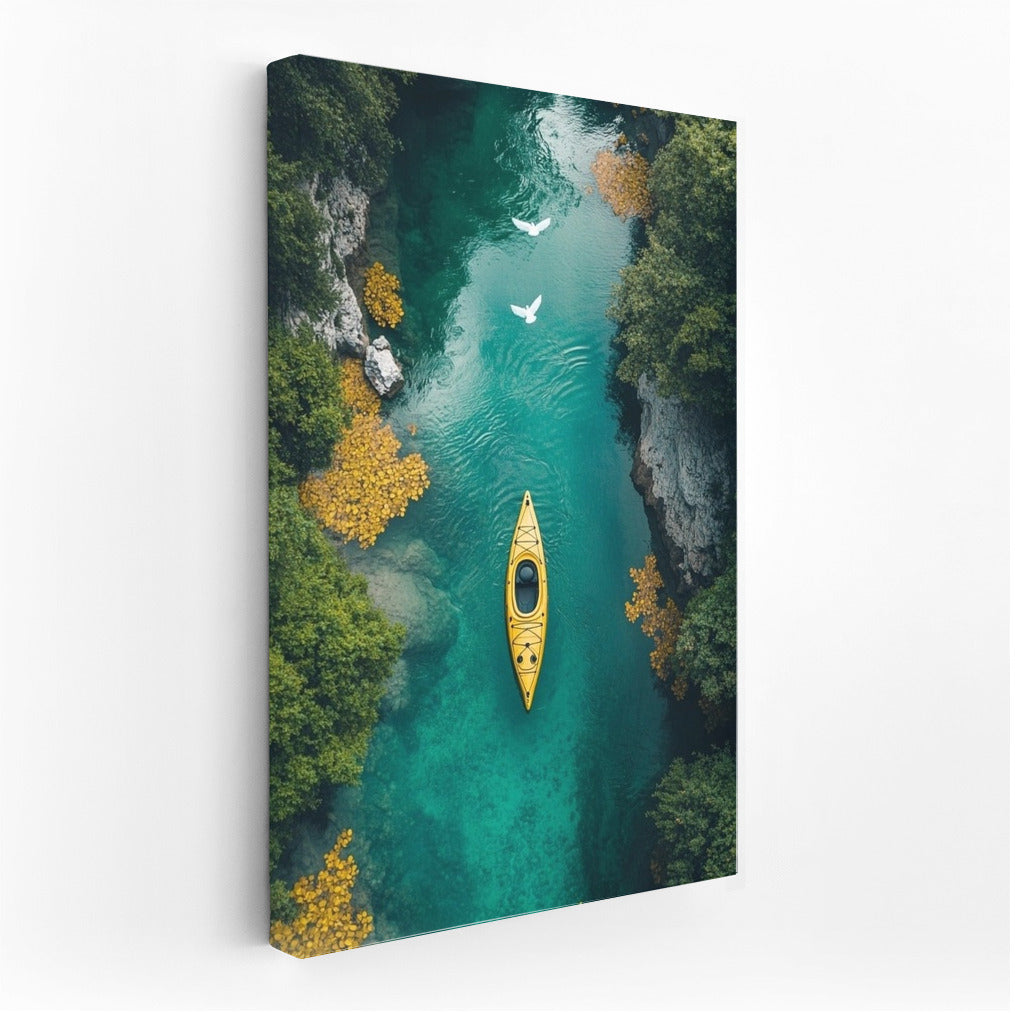 Turquoise Kayaker's Path