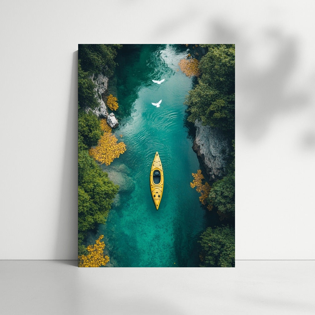 Turquoise Kayaker's Path