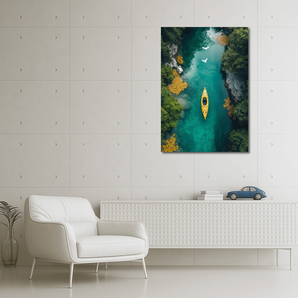 Turquoise Kayaker's Path