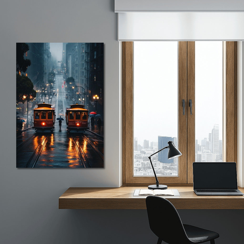 Dance of the Trams in the Rainy Symphony
