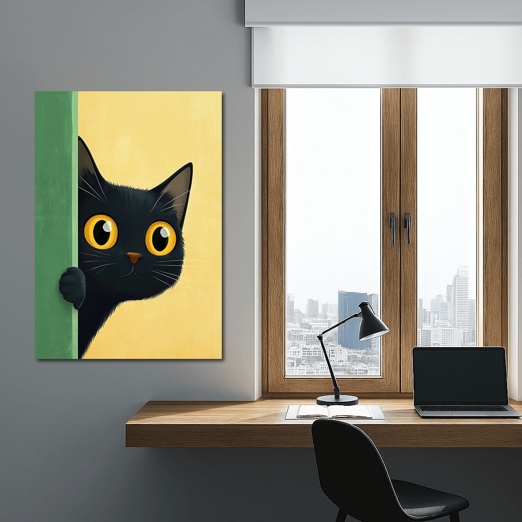 The Secret Glance of a Furry Spy