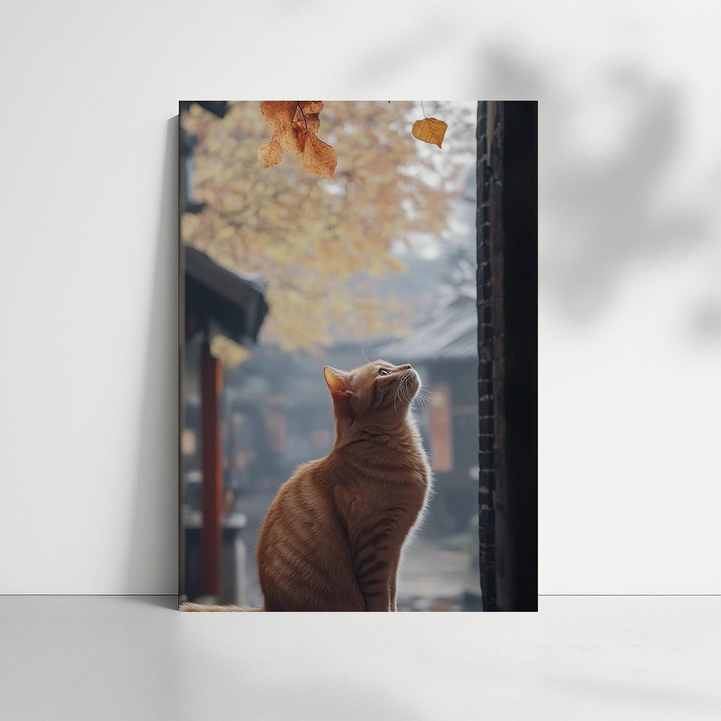 Autumn Purr in Leaf Fall