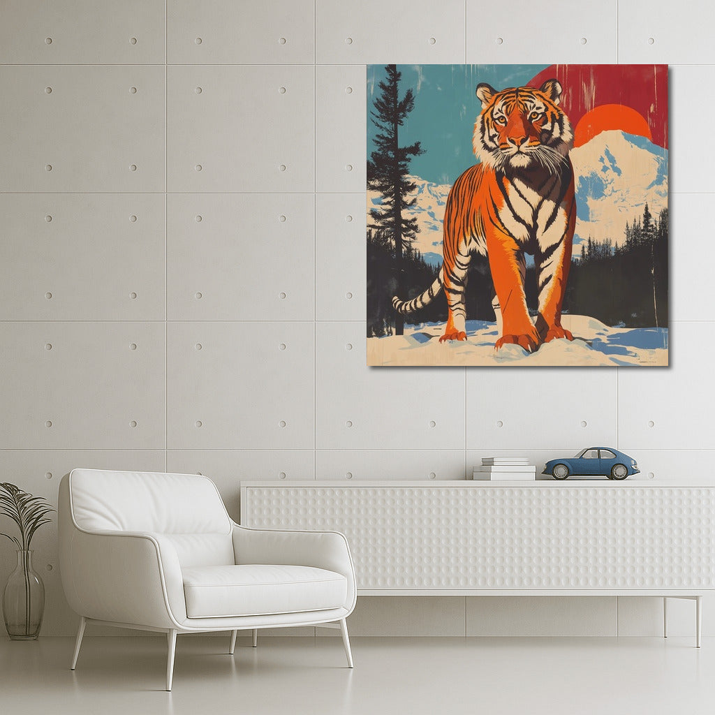 Mountain Guardian: The Tiger's Majesty