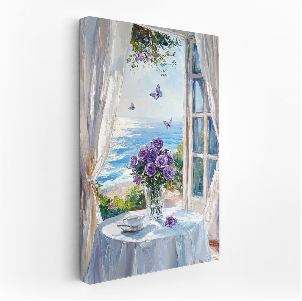 Butterflies over the sea breeze
