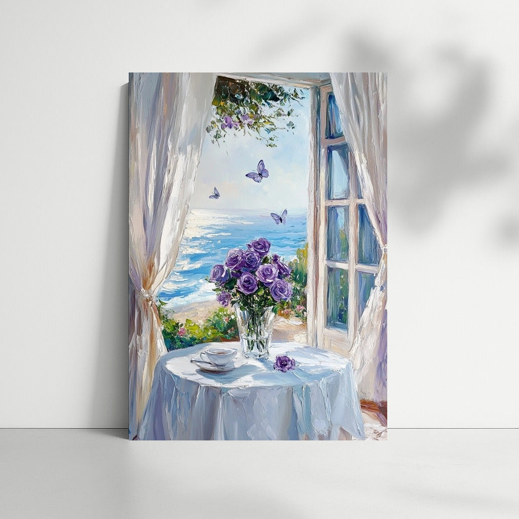 Butterflies over the sea breeze