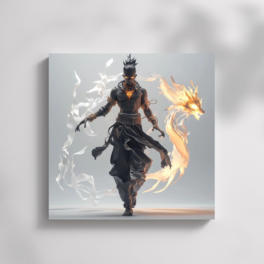 The Fiery Guardian of Mystery