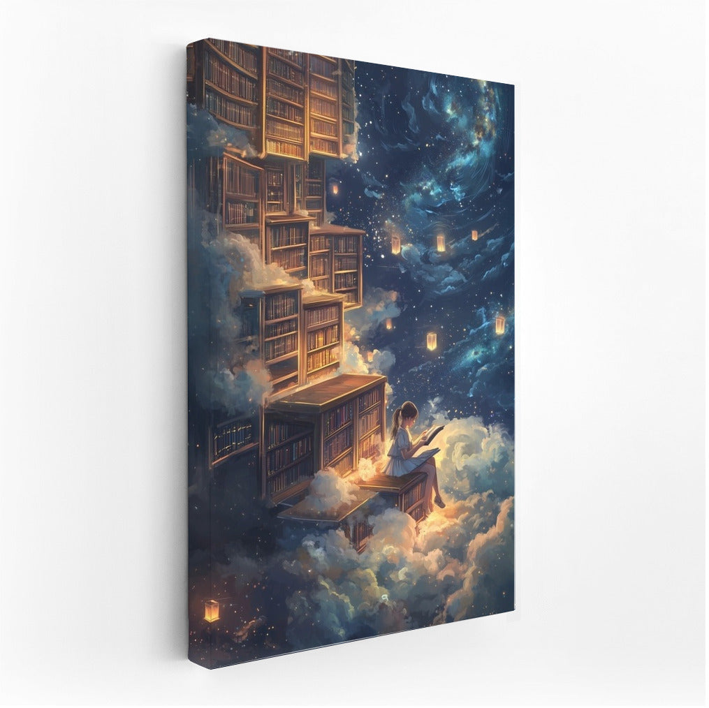 Star Reader in the Clouds
