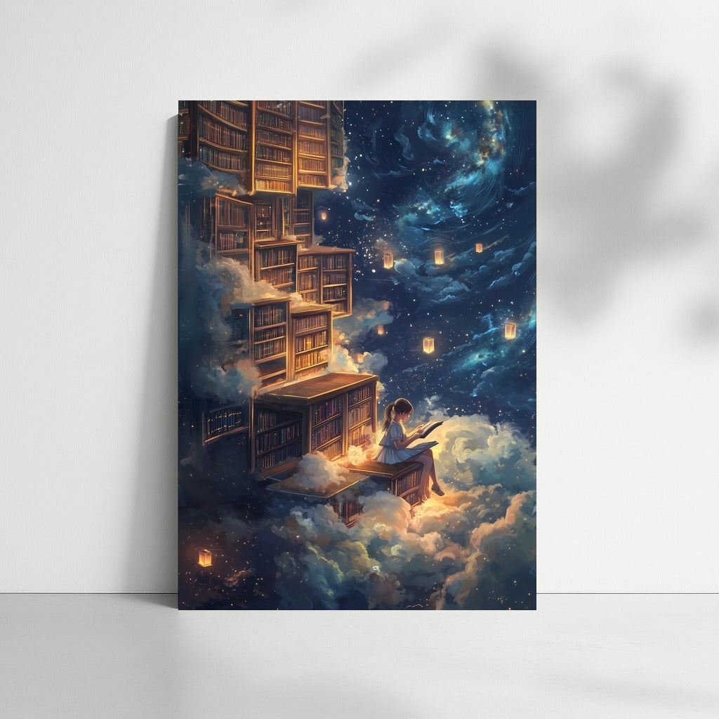 Star Reader in the Clouds