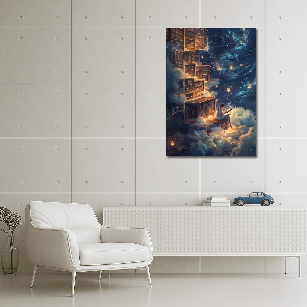 Star Reader in the Clouds