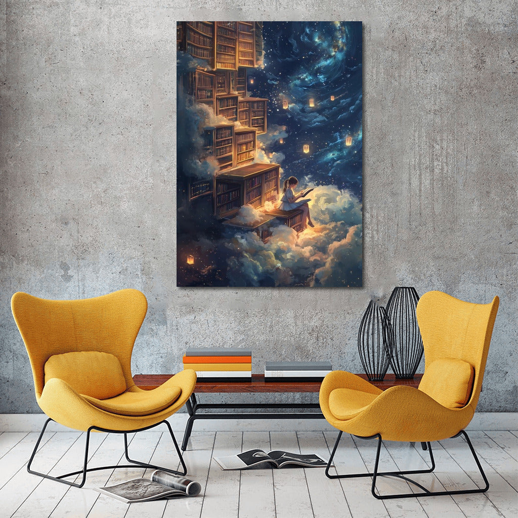 Star Reader in the Clouds