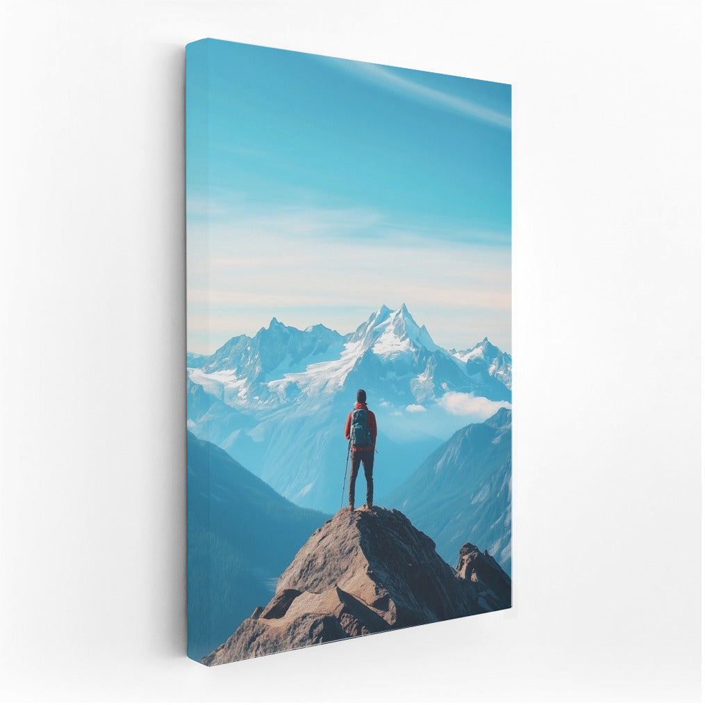 Call of the Mountain Peaks: A Traveler in the Arms of Freedom