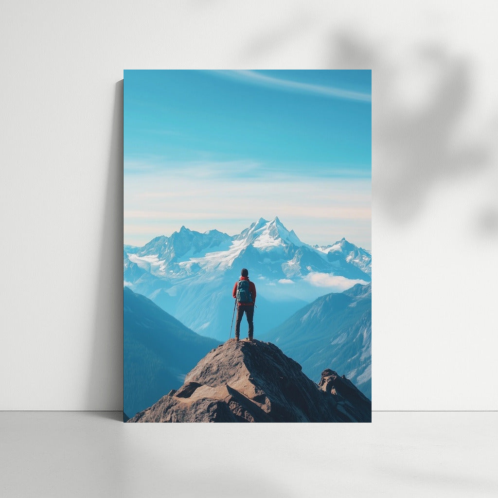 Call of the Mountain Peaks: A Traveler in the Arms of Freedom