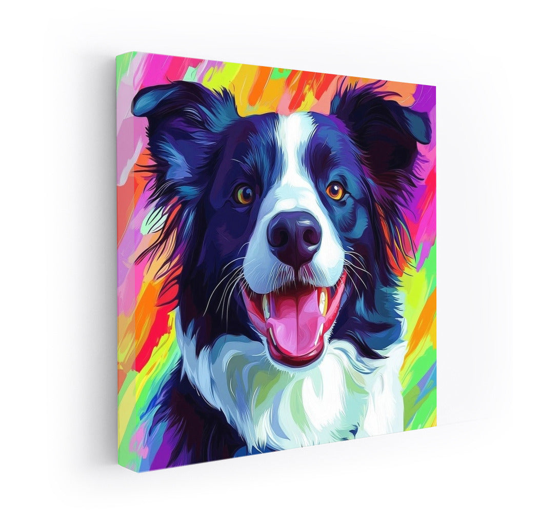 Dog's Glow in Flowers