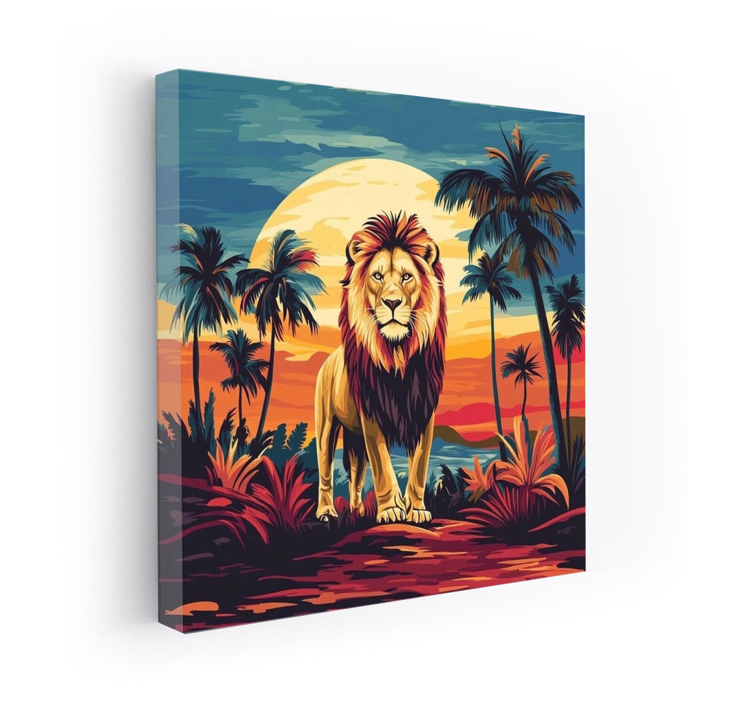 Sunset King of the Savannah