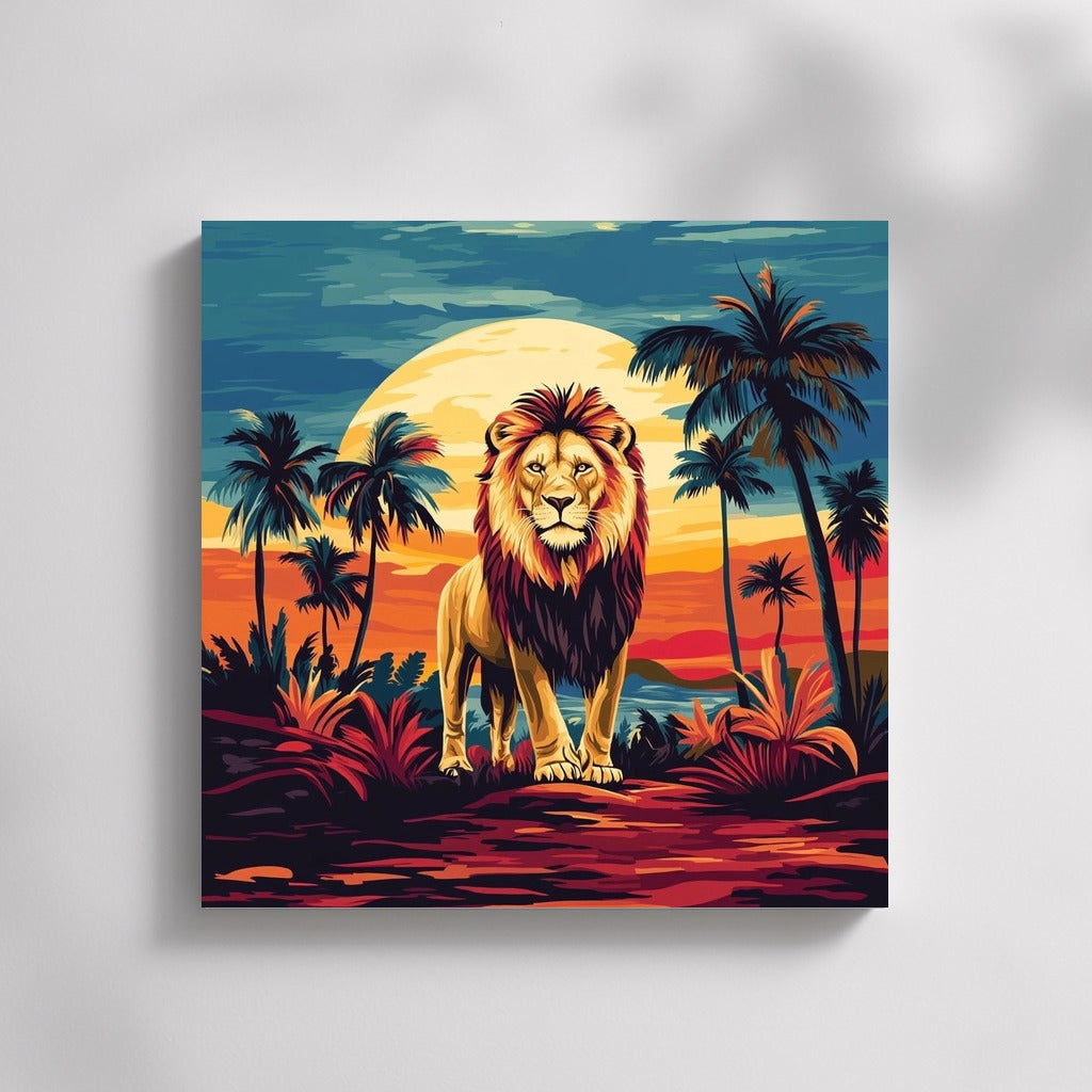 Sunset King of the Savannah