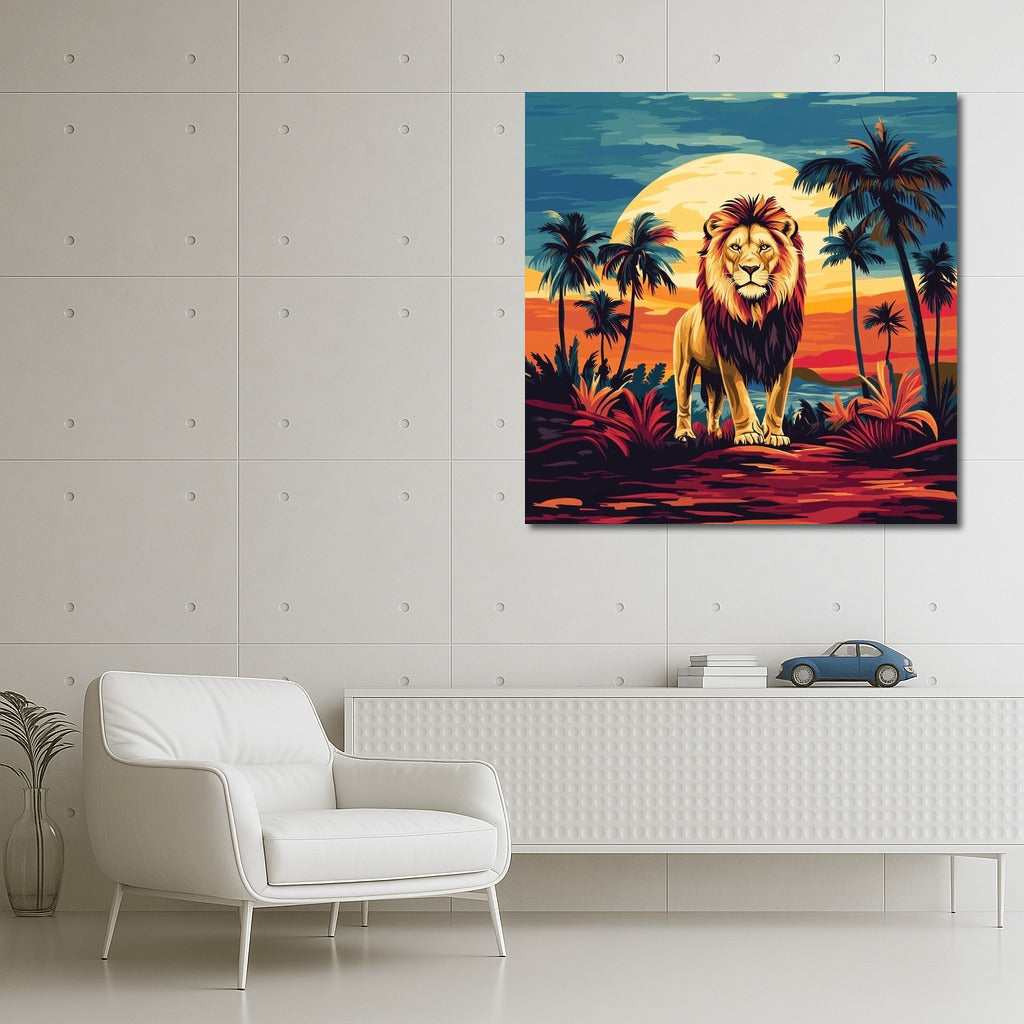 Sunset King of the Savannah