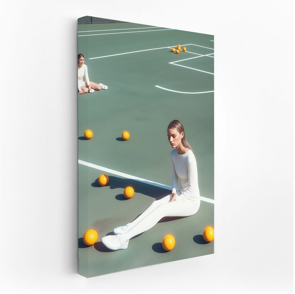 Dance on the Court: A Whirlwind of Bright Balls