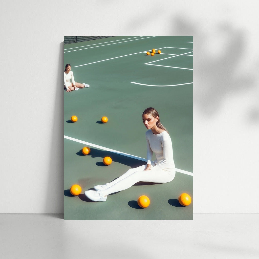 Dance on the Court: A Whirlwind of Bright Balls
