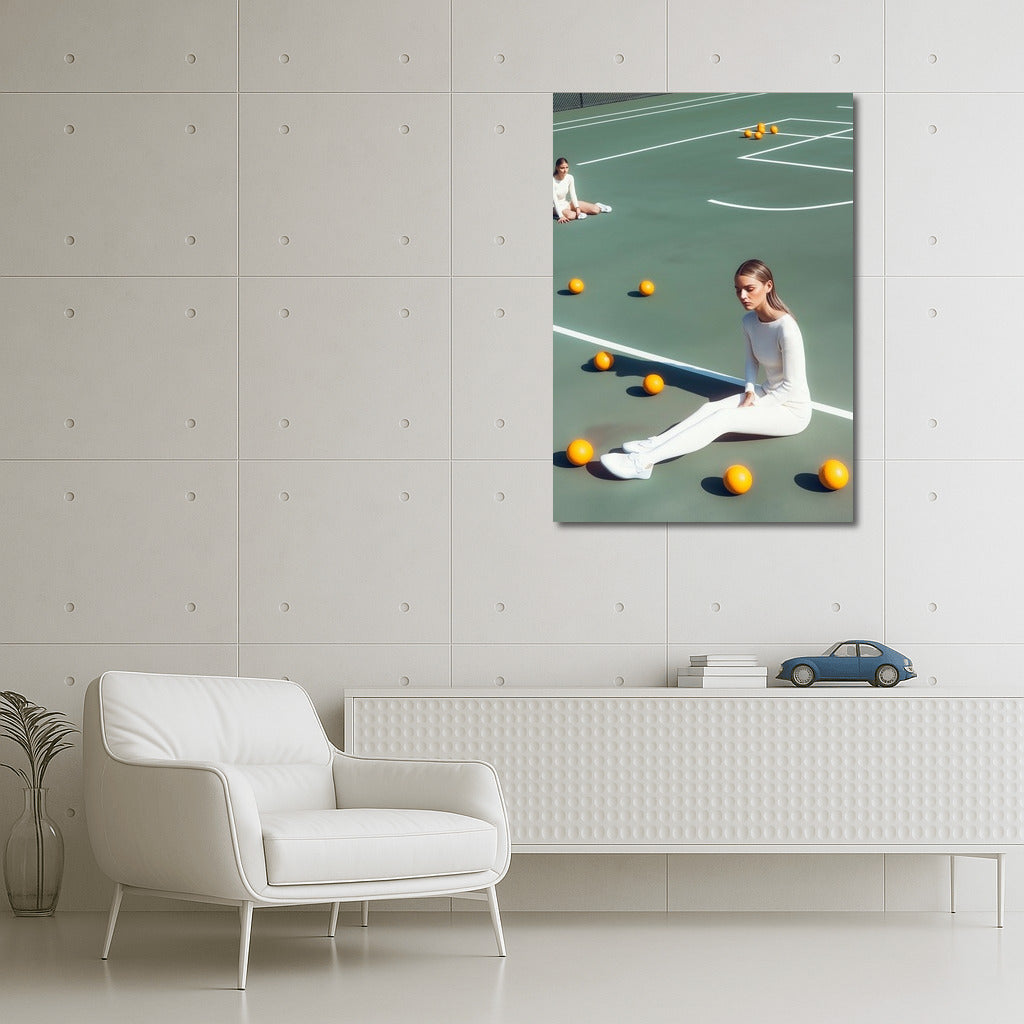 Dance on the Court: A Whirlwind of Bright Balls