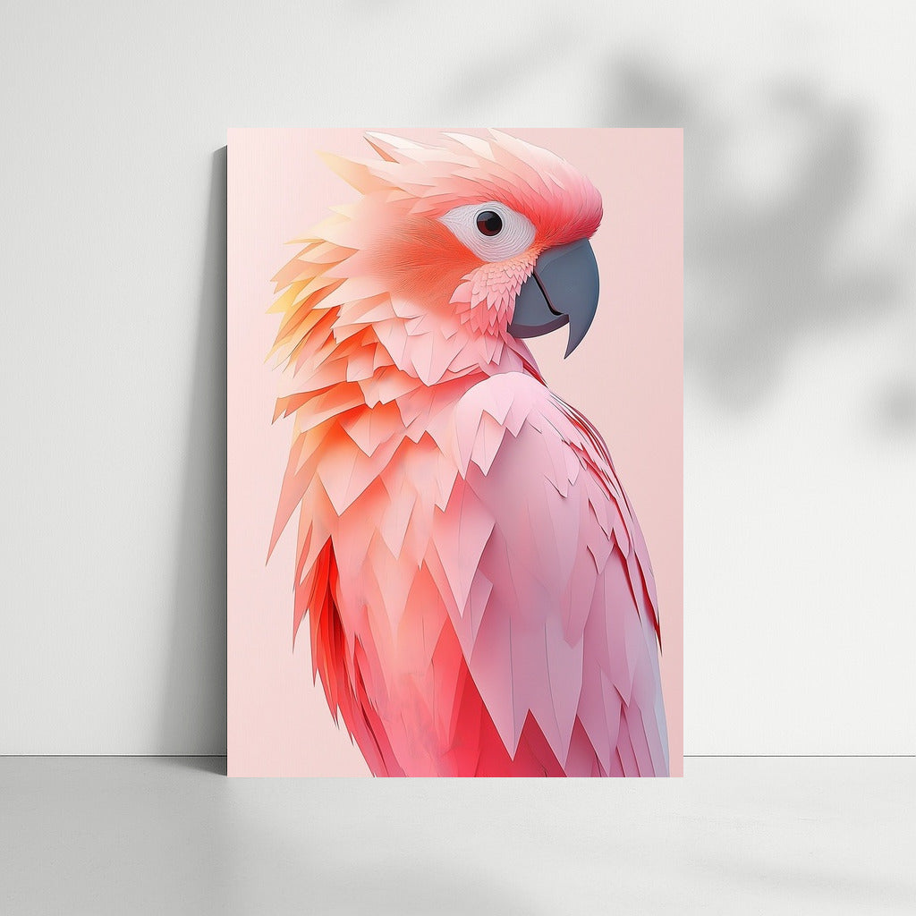 Flamingo in Feathers