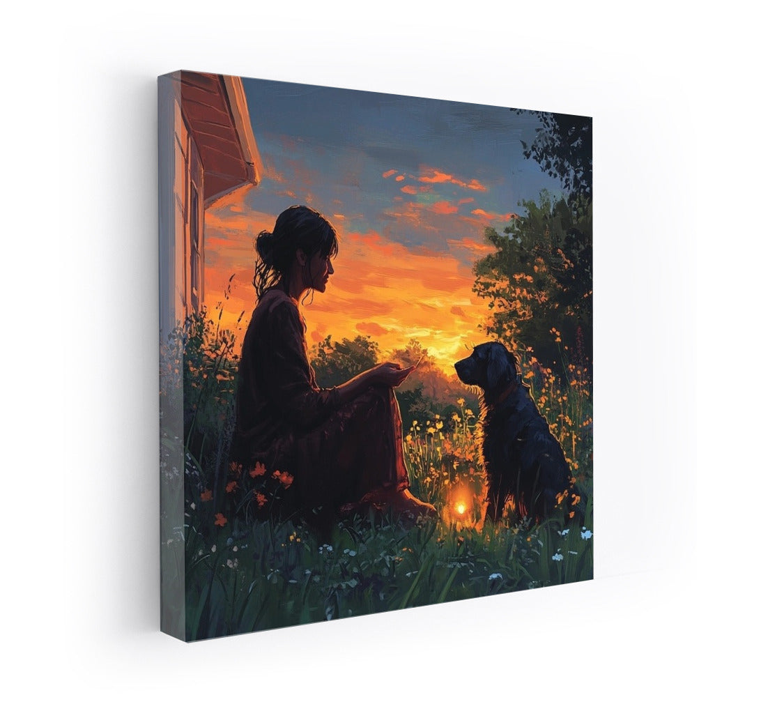 The Light of Sunset Friendship