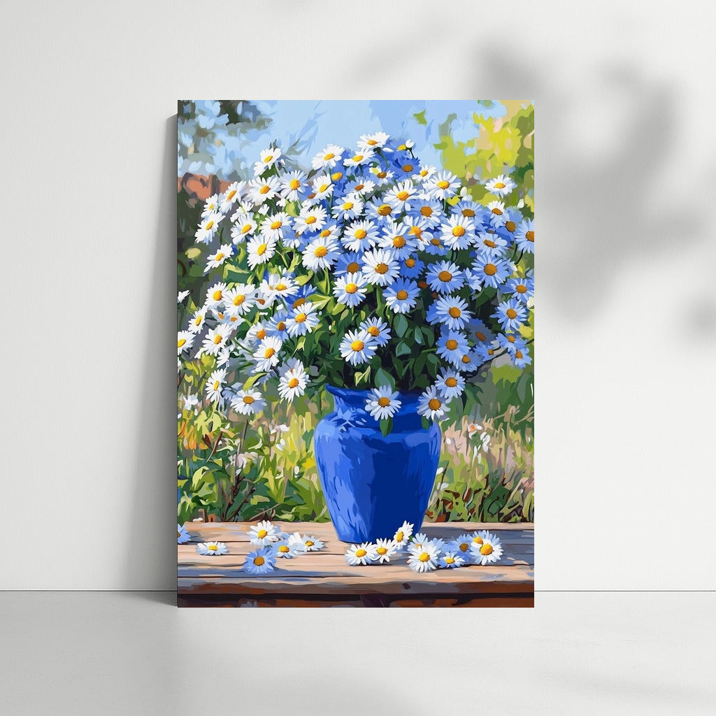 Daisy Symphony in Blue