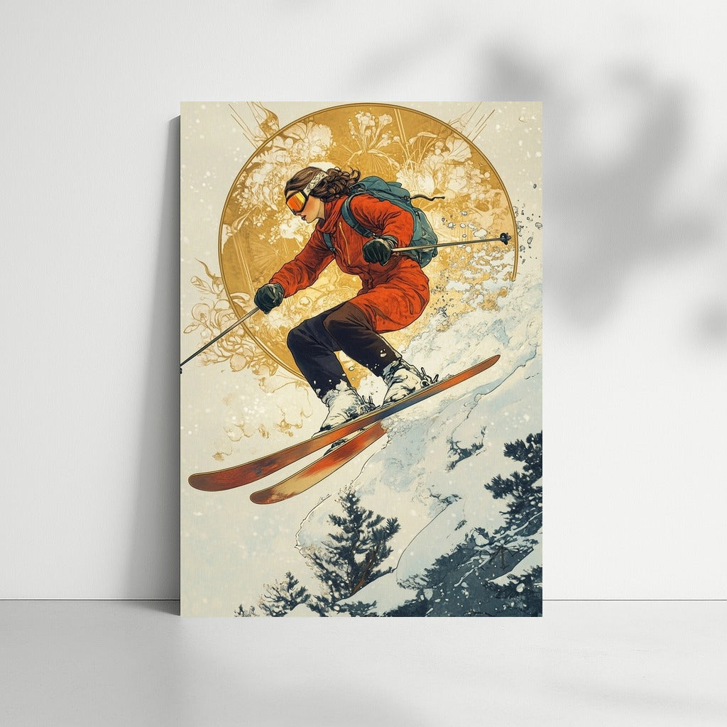 Snow Whirlwind: Flight of the Skier