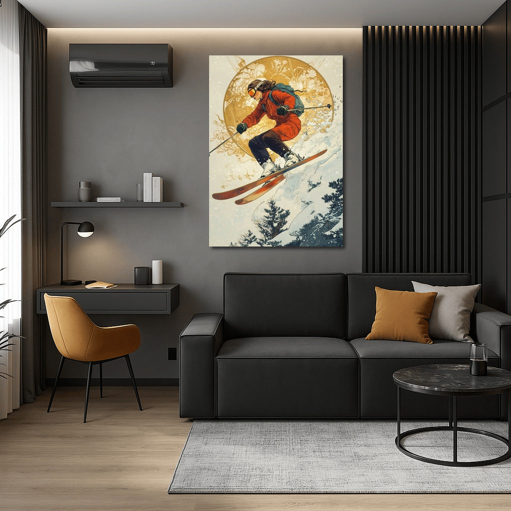 Snow Whirlwind: Flight of the Skier
