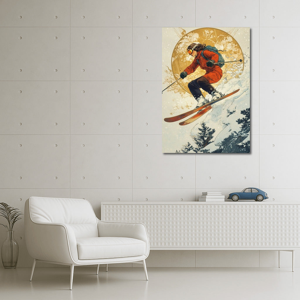 Snow Whirlwind: Flight of the Skier