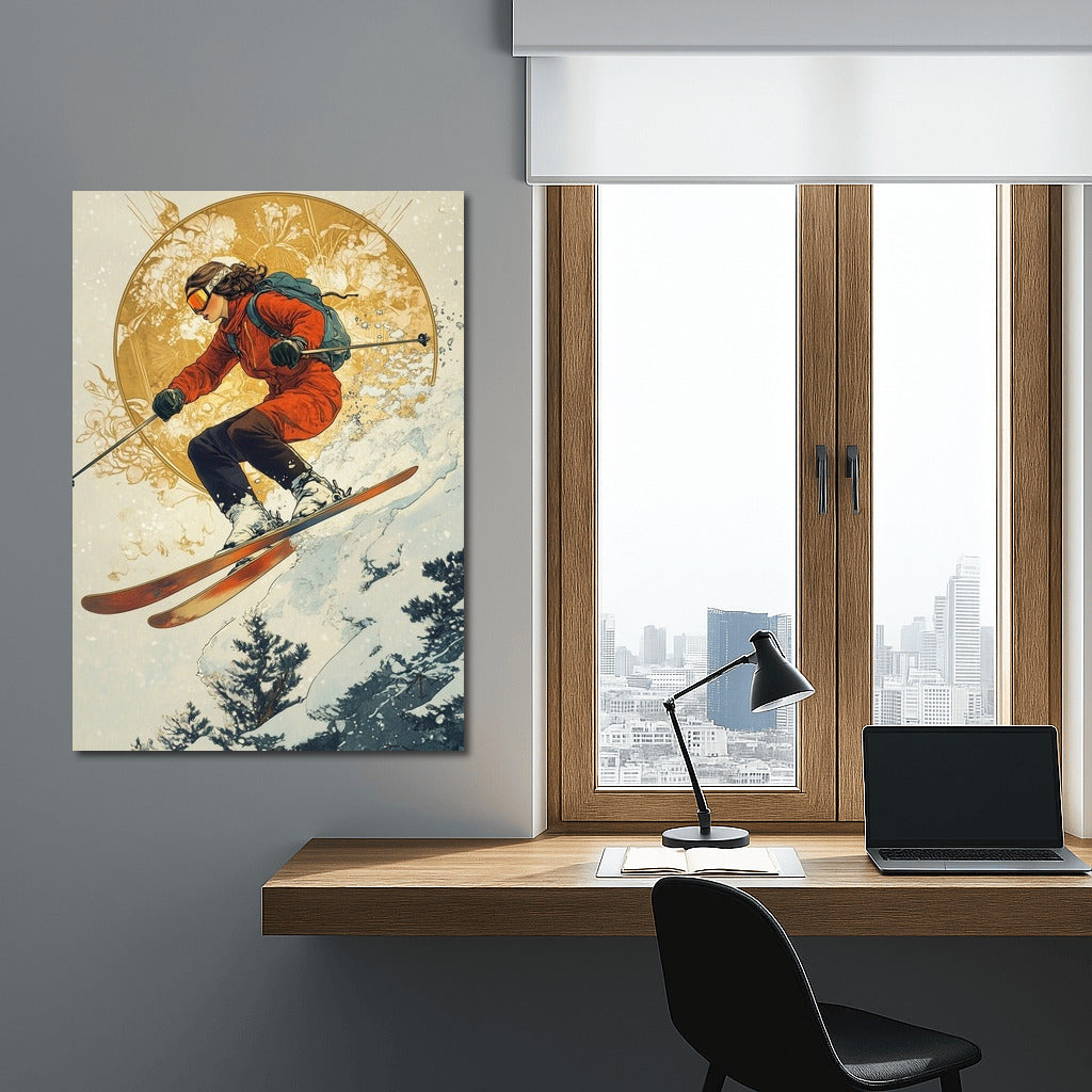 Snow Whirlwind: Flight of the Skier
