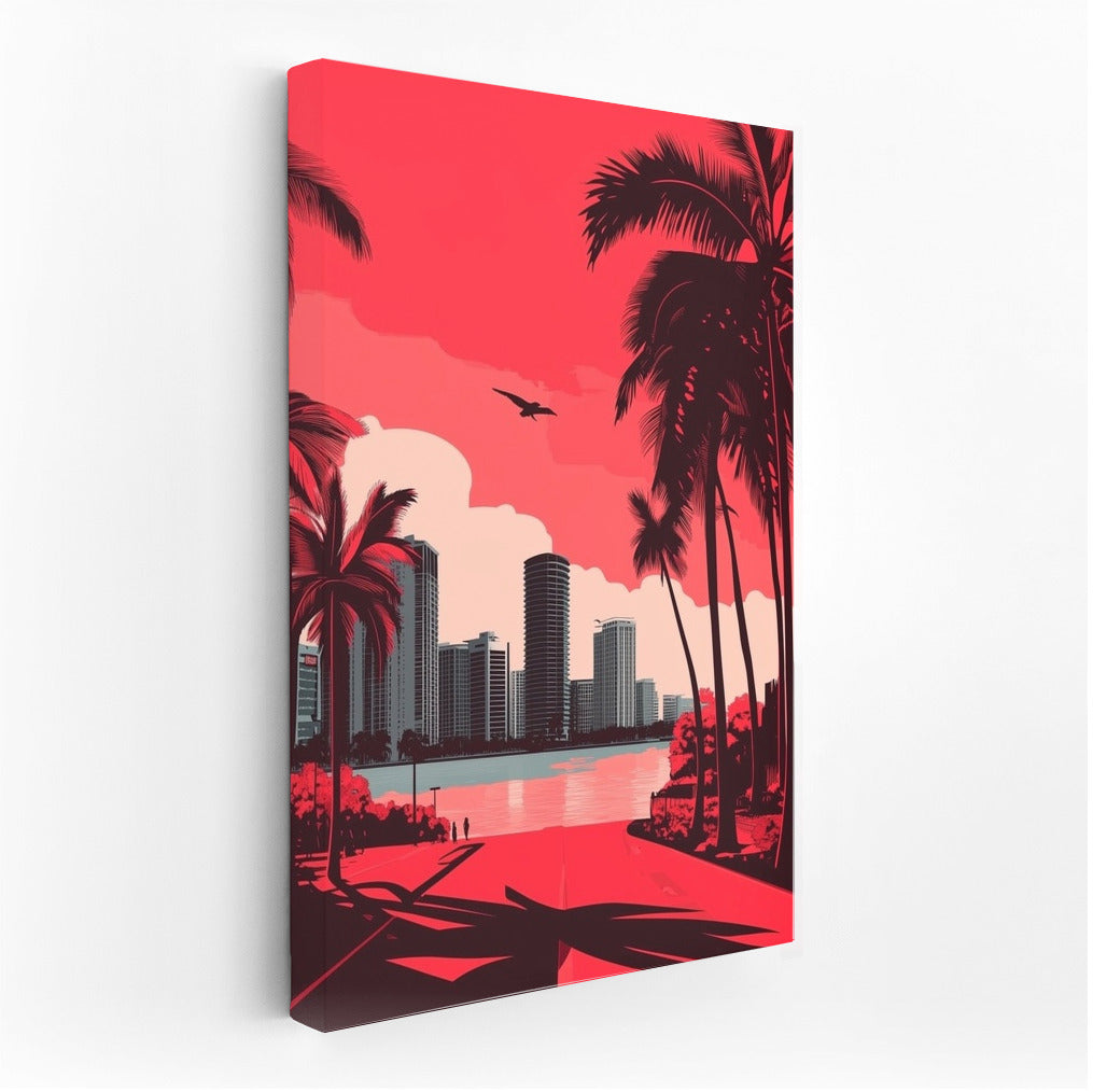 Sunset Symphony of the Neon City